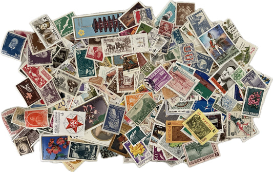 Vintage Postage Stamps - Lots of 100 Stamps