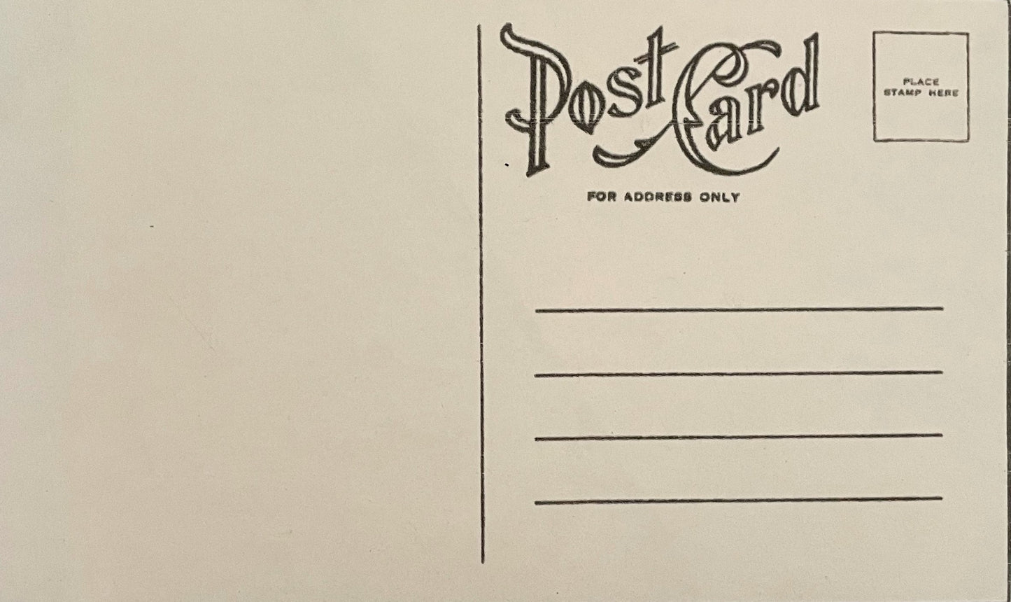 Mixed Media Spring Postcard