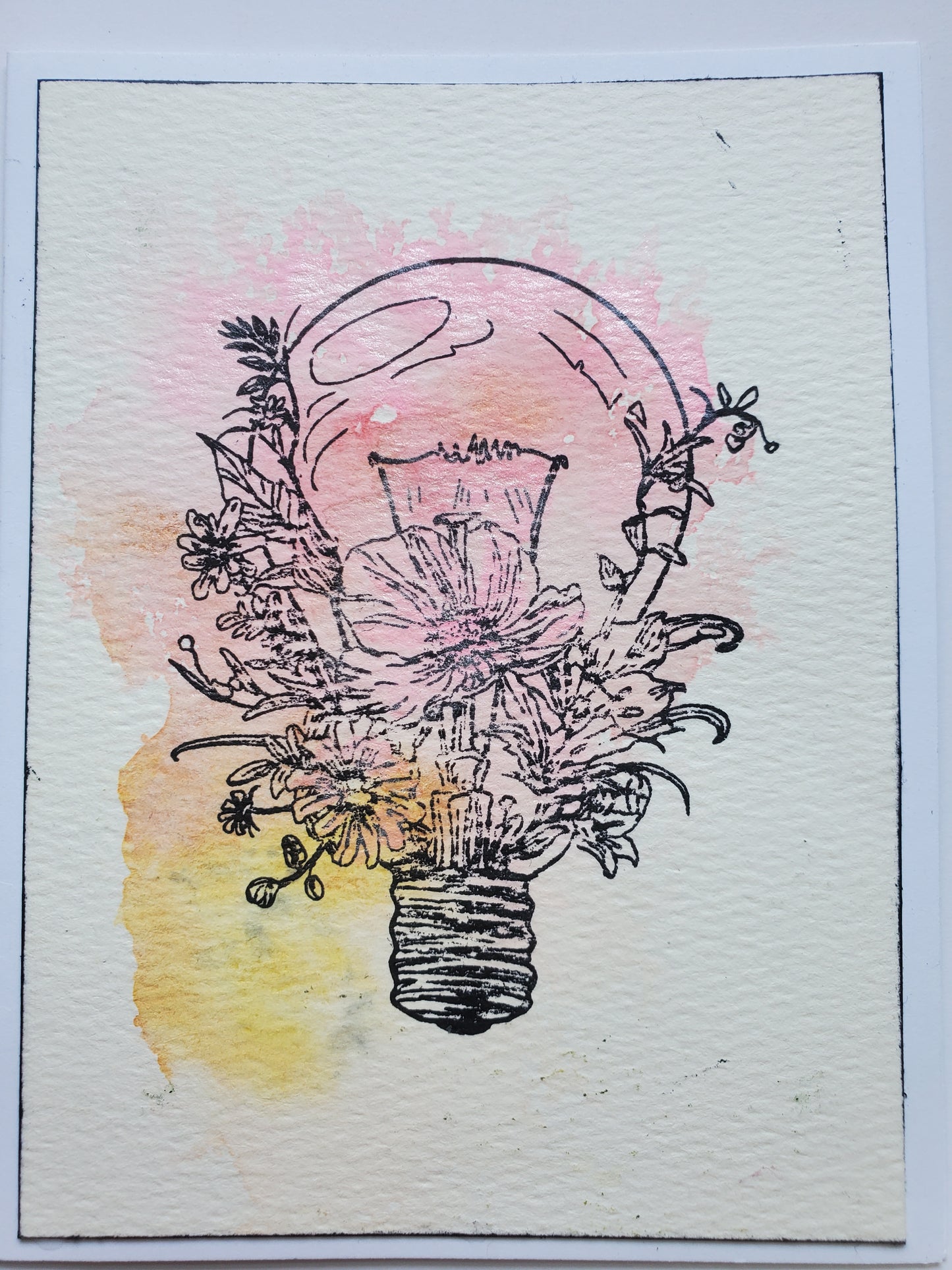"Bright Ideas" Handmade Greeting Card