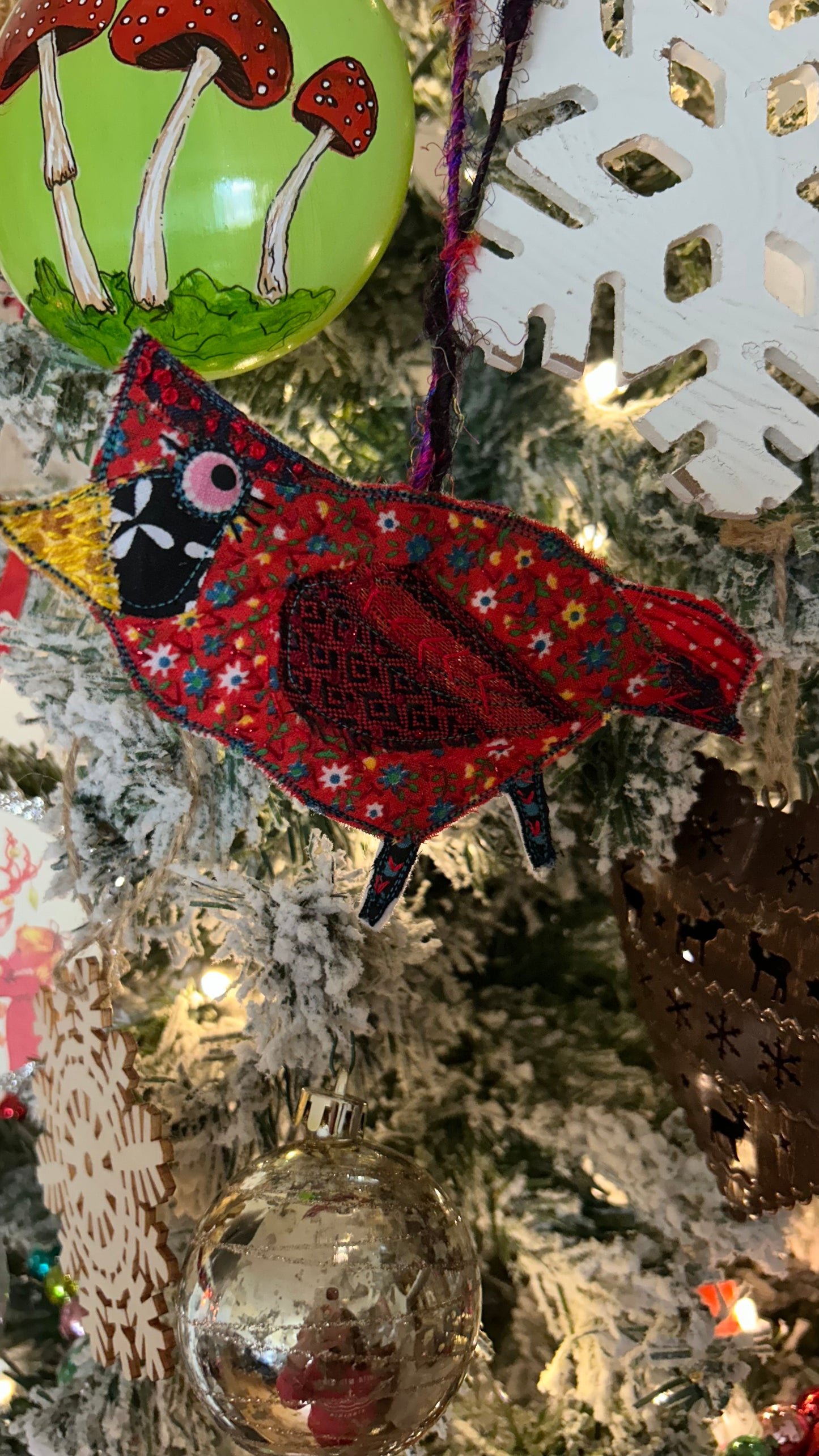 Cardinal Ornament