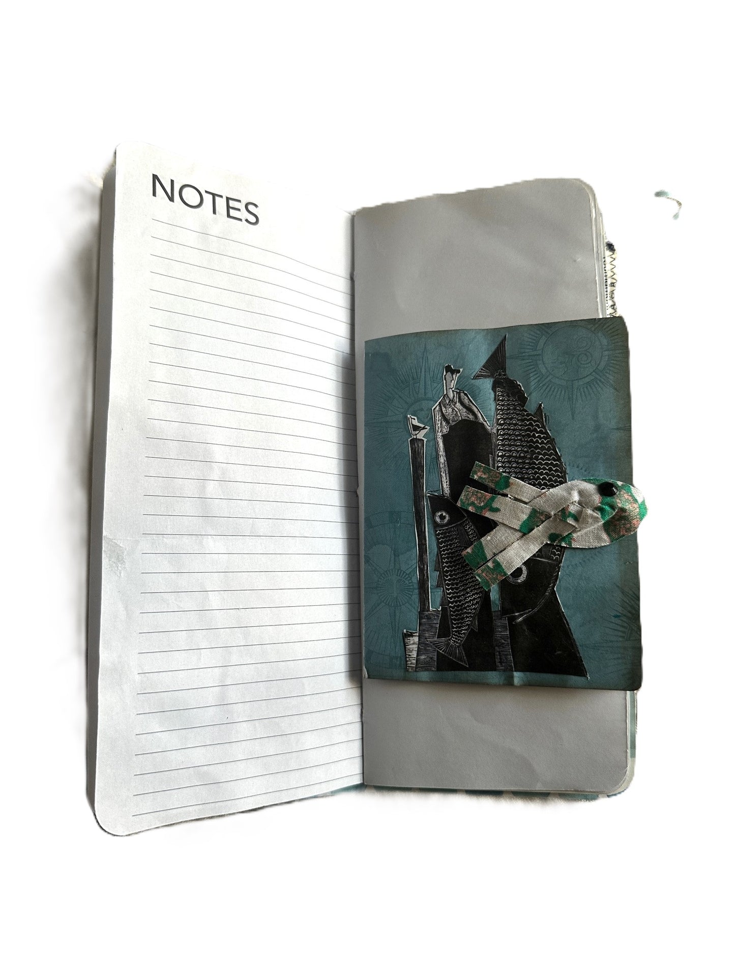 Envelope Window FISHING JOURNAL 9"x4" includes mini fishing log book Great gift!