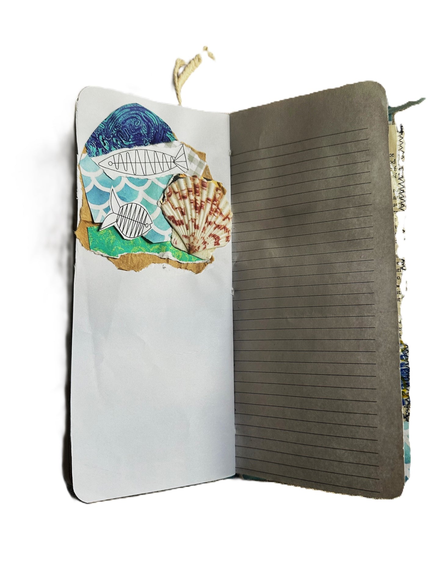 Envelope Window FISHING JOURNAL 9"x4" includes mini fishing log book Great gift!