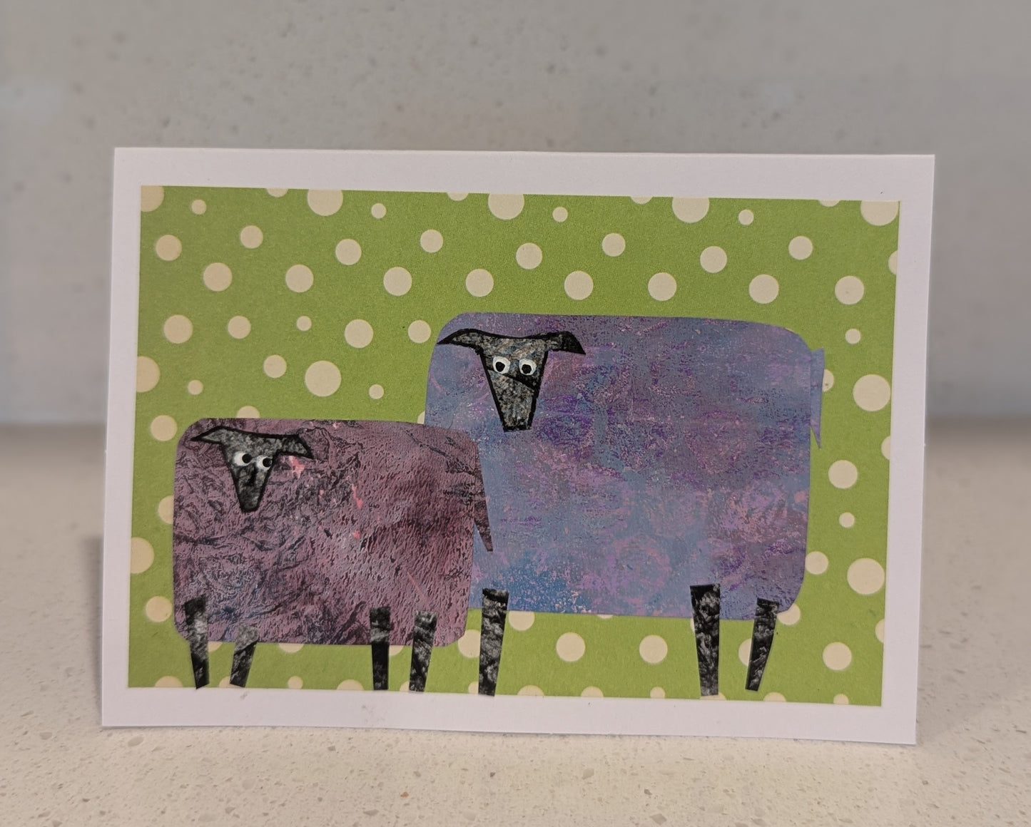 Quirky Sheep Card, 4.75” x 3.5”
