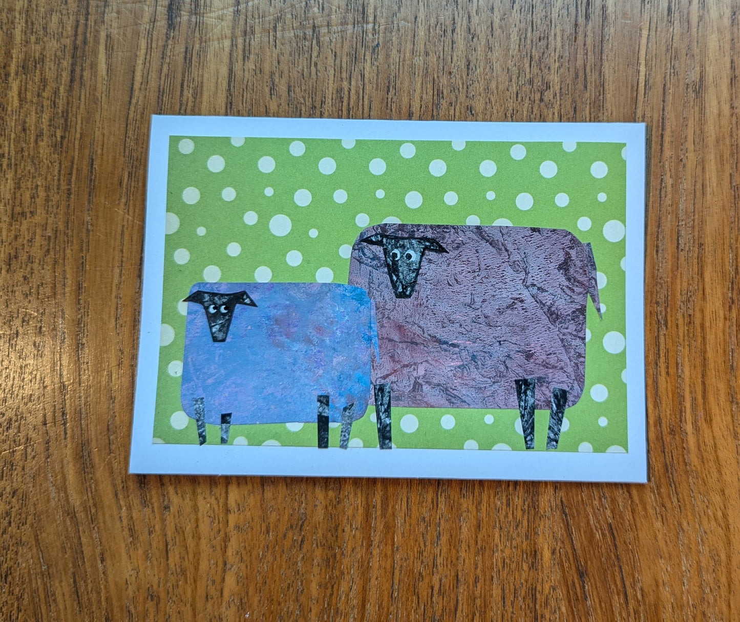 Quirky Sheep Card, 4.75” x 3.5”