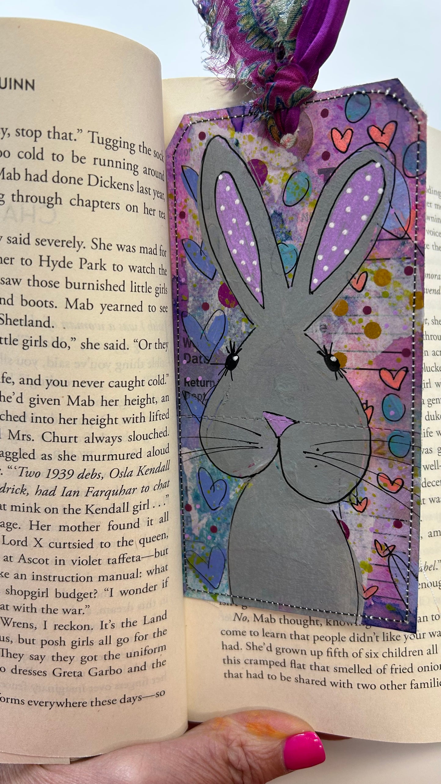 Bunny Bookmark/ Tag
