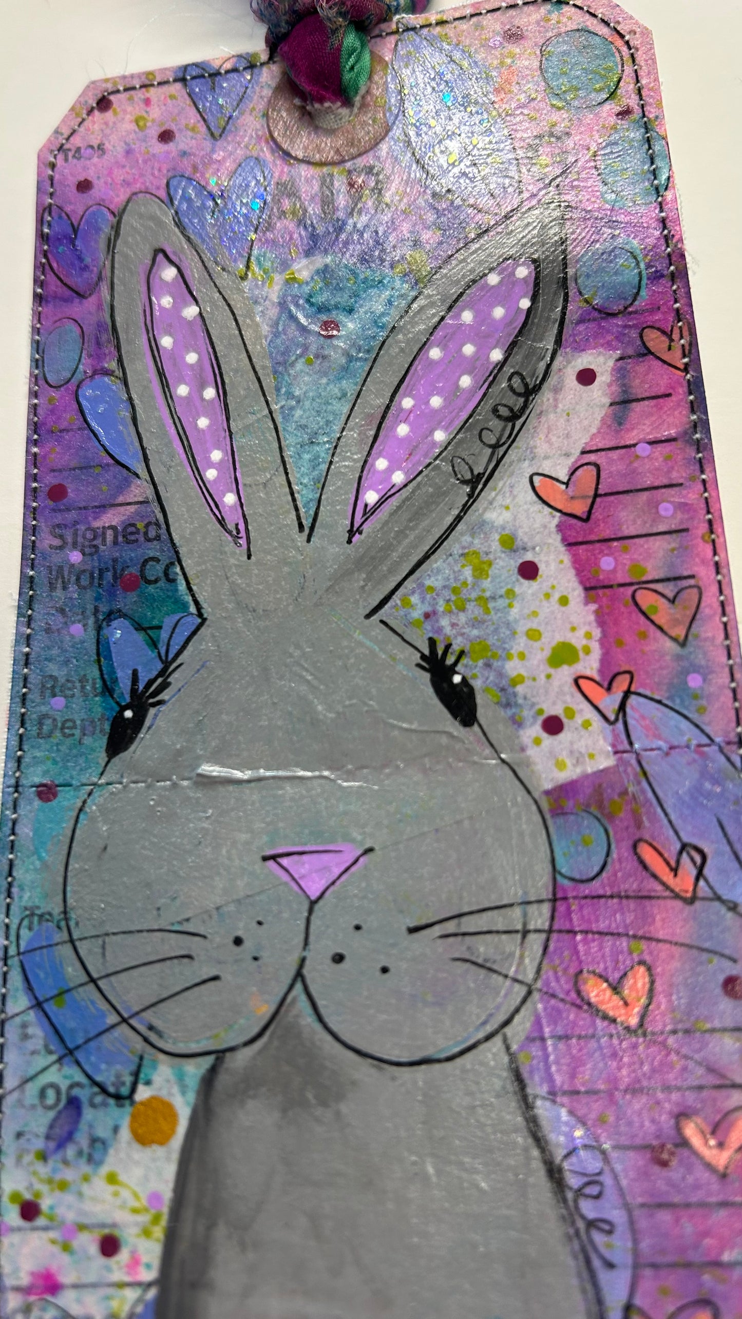 Bunny Bookmark/ Tag