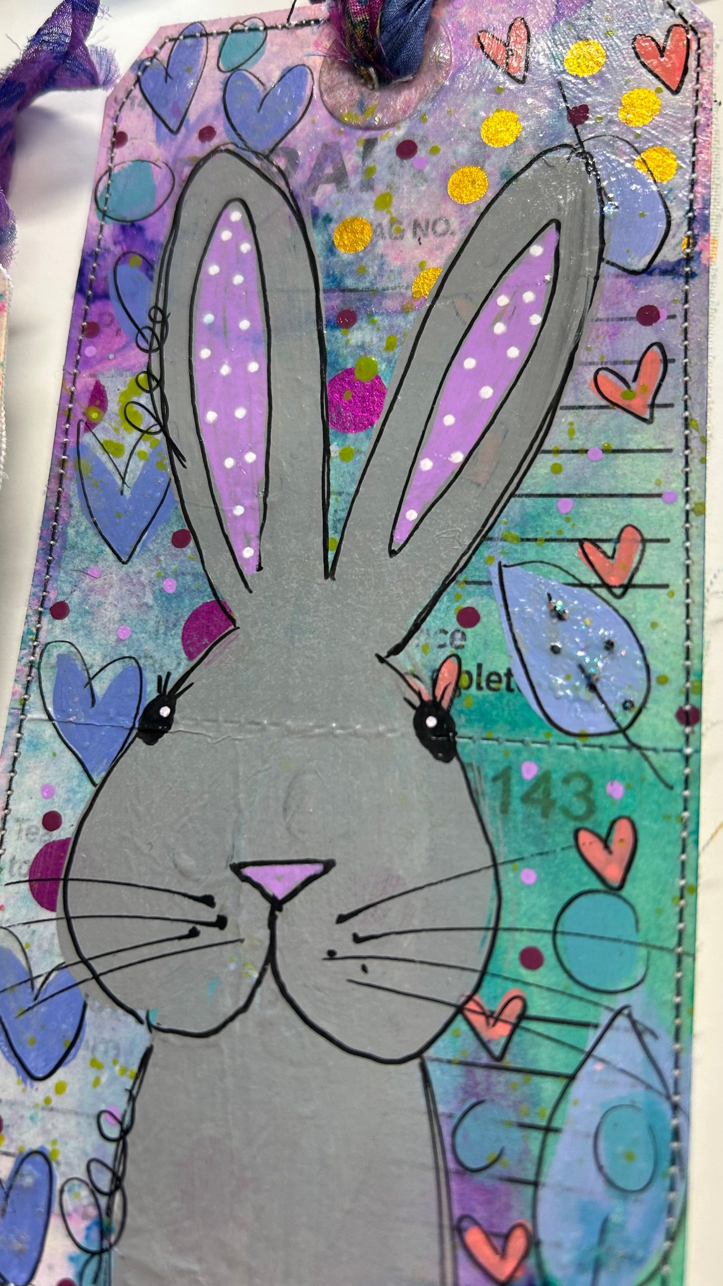Bunny Bookmark/ Tag