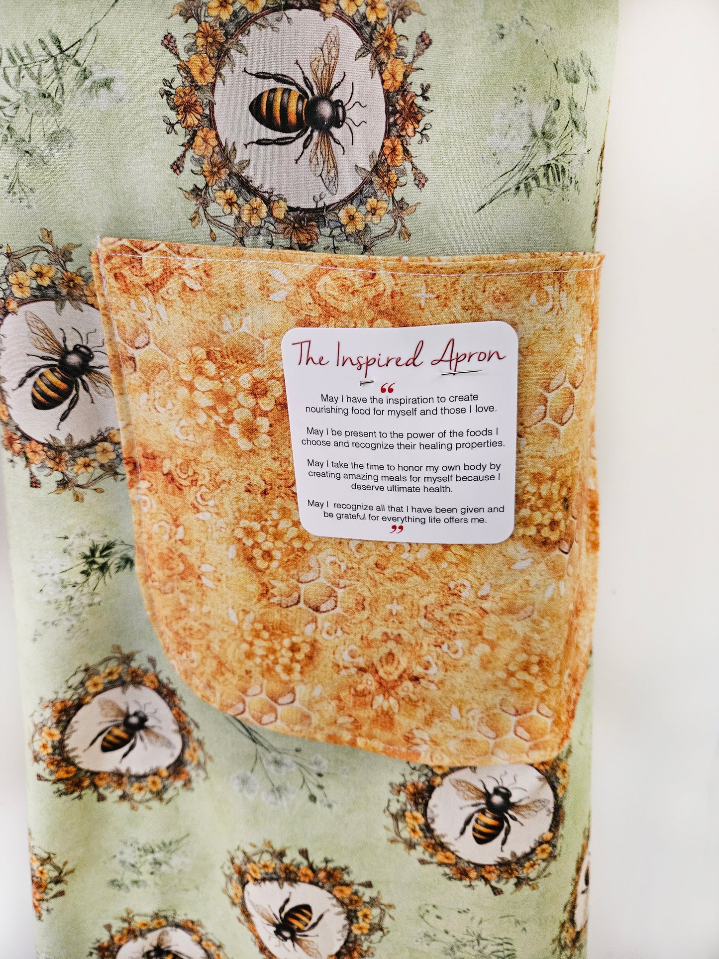 Bee Themed Custom Apron