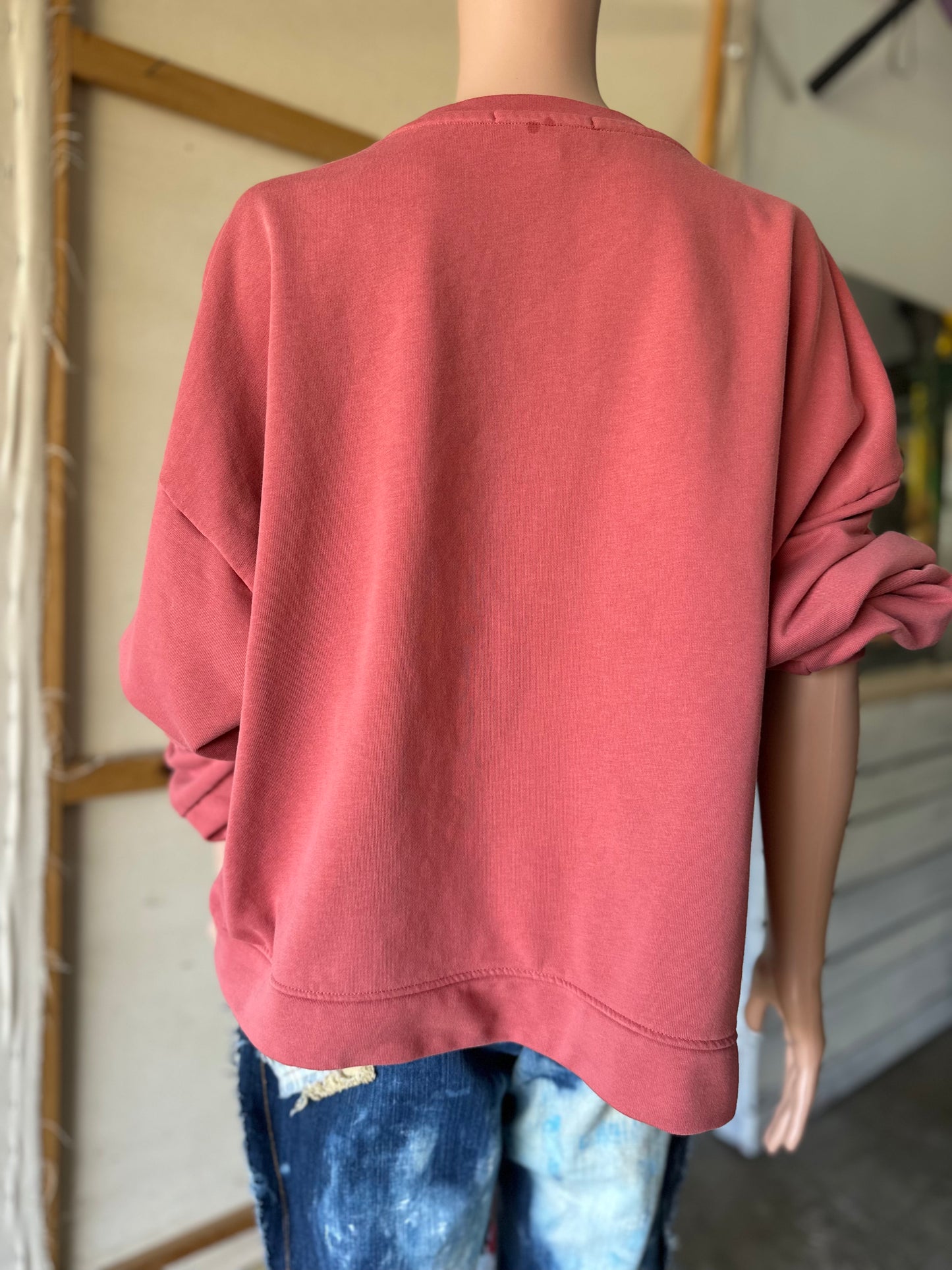 Bushel and a Peck Upcycled Sweatshirt A12