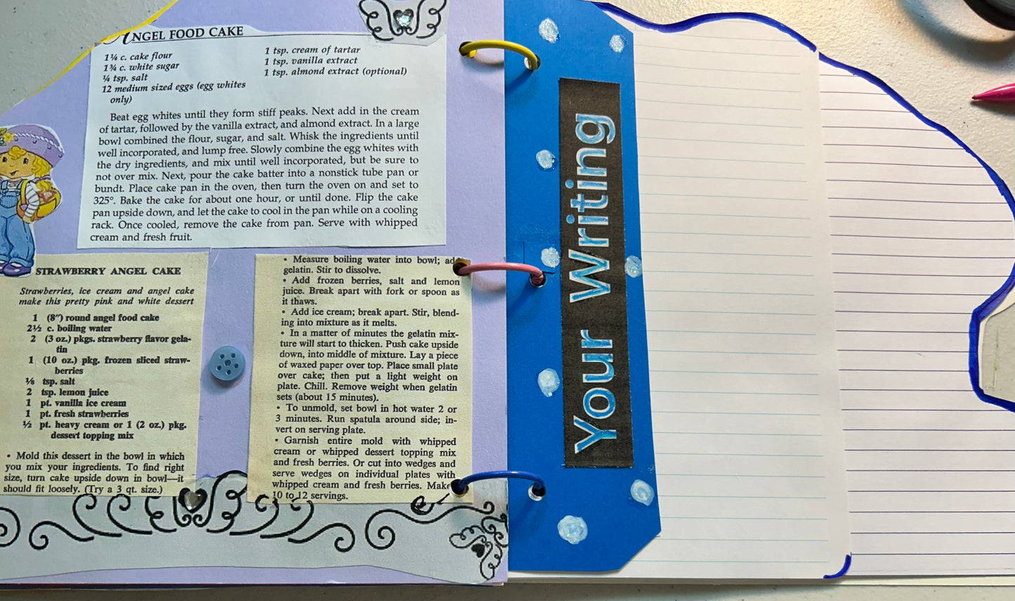 Meet Blueberry Muffin book with Journal and Recipes