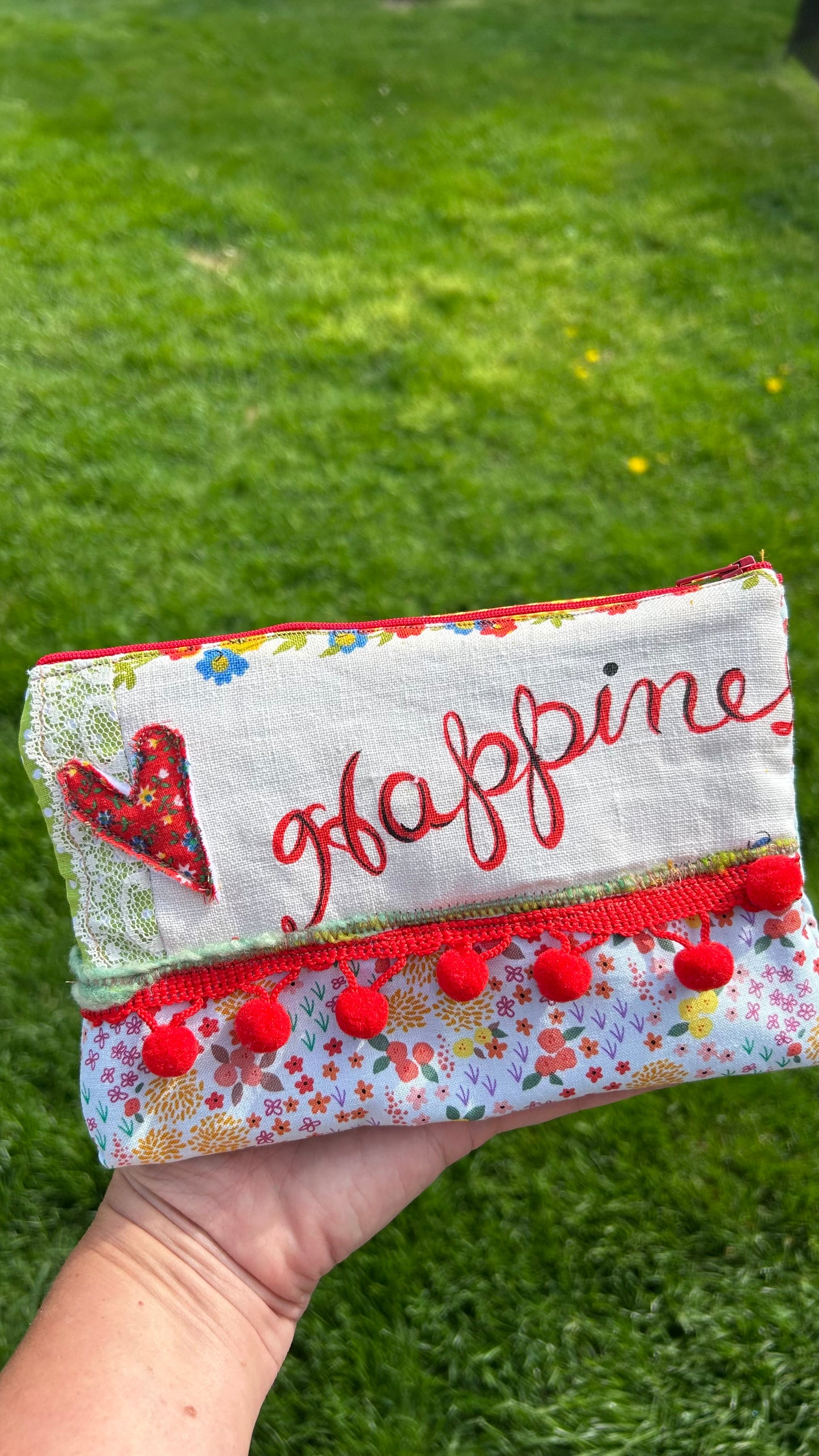 Happiness Zipper Pouch