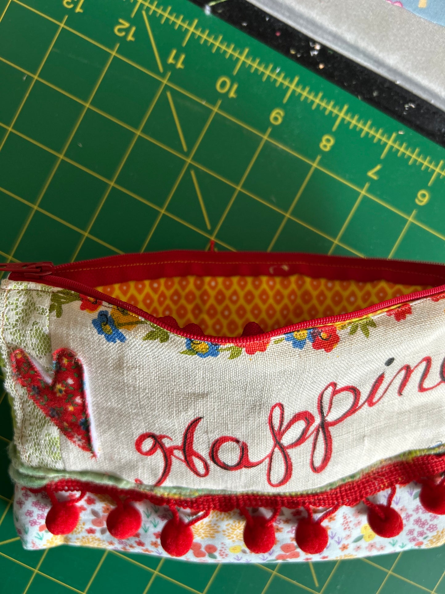 Happiness Zipper Pouch