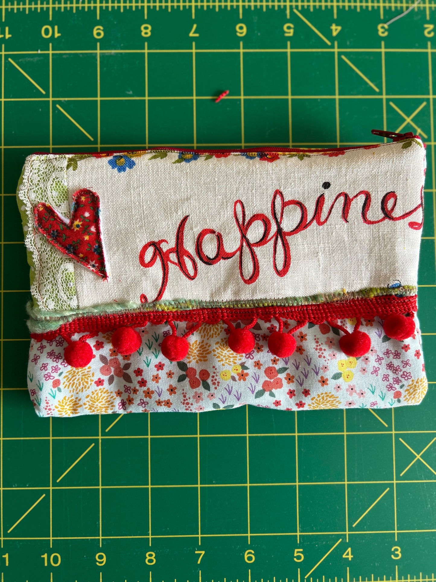 Happiness Zipper Pouch