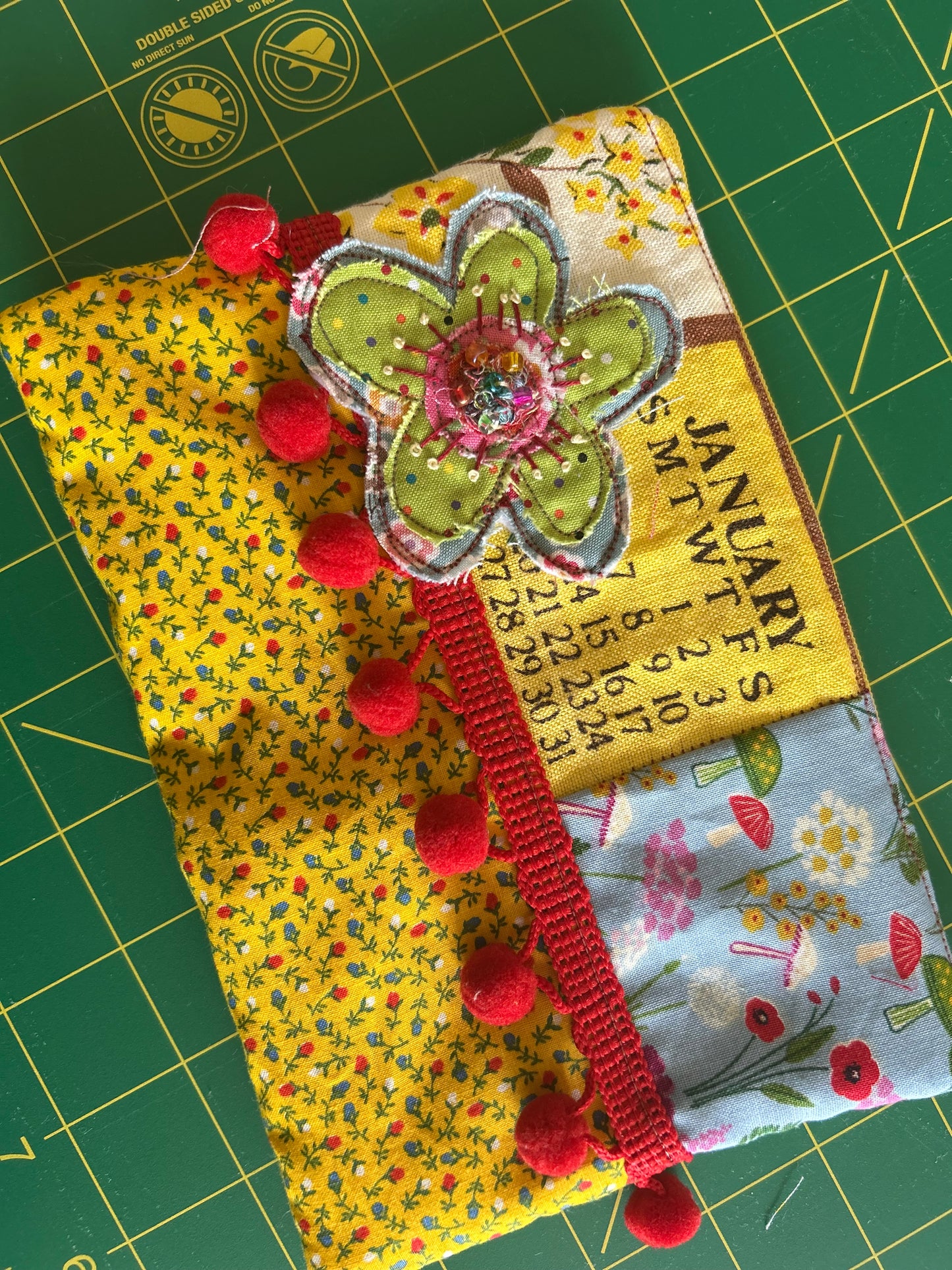 January zipper pouch