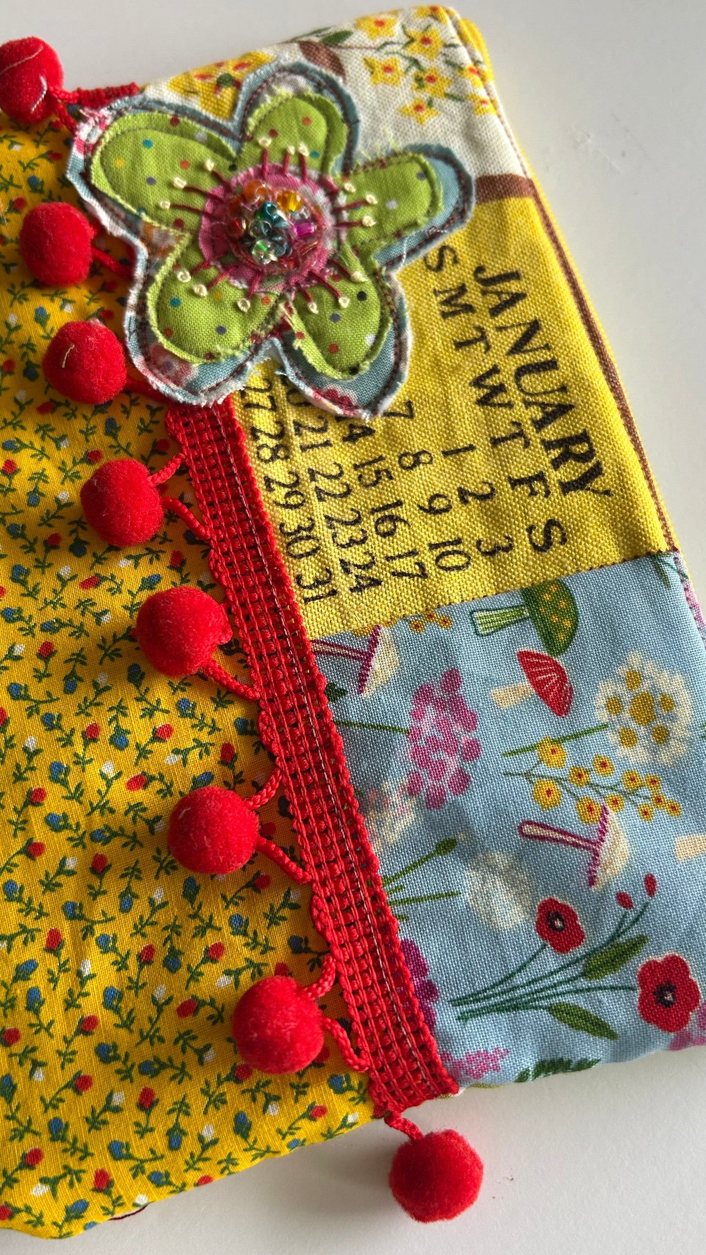 January zipper pouch