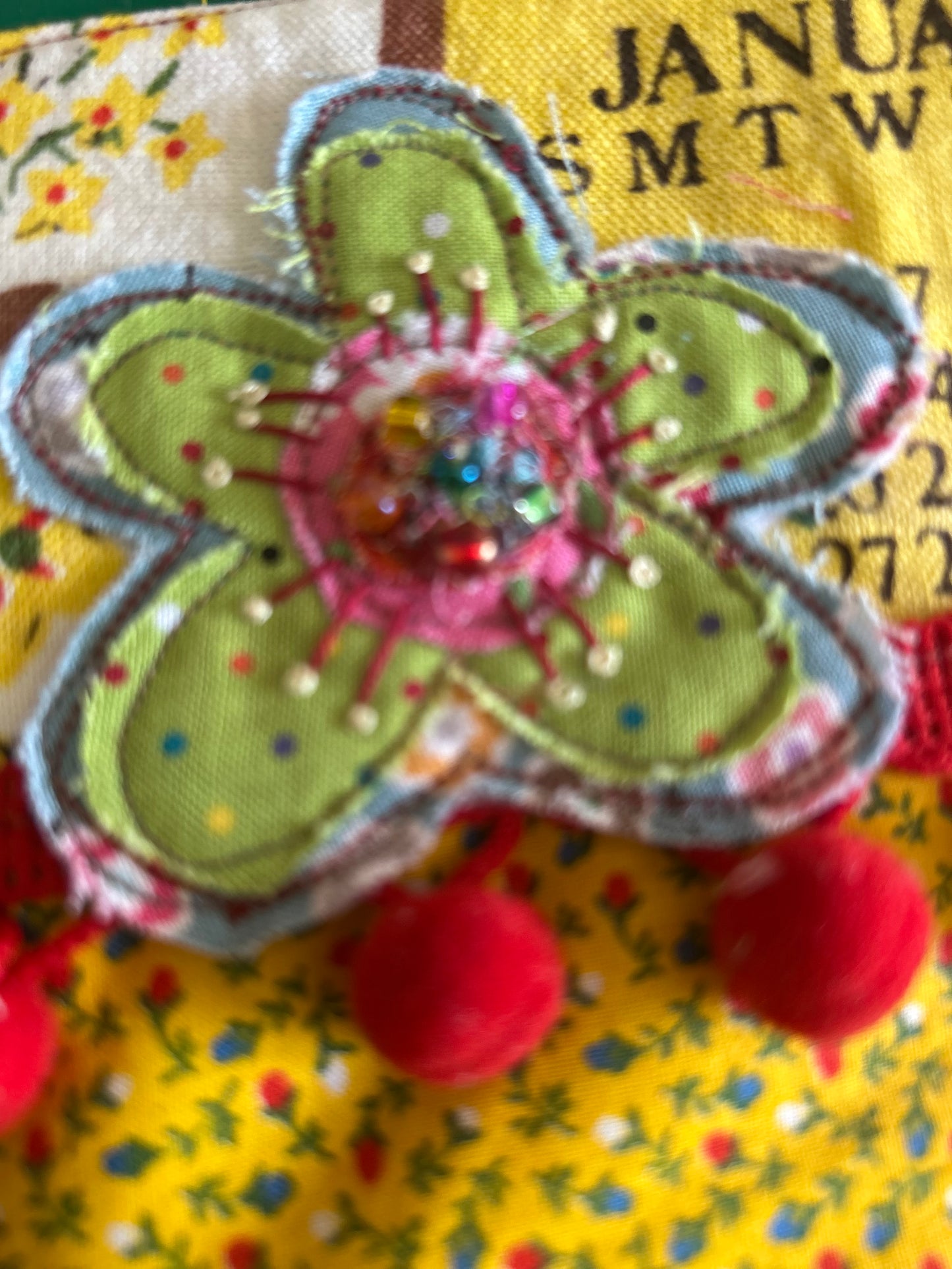 January zipper pouch