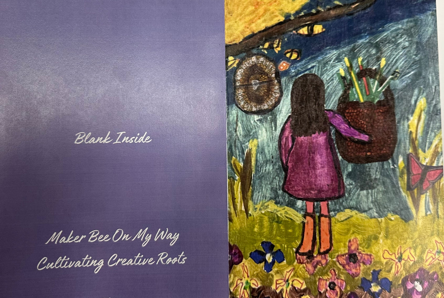 Maker Bee “On My Way” Greeting Card