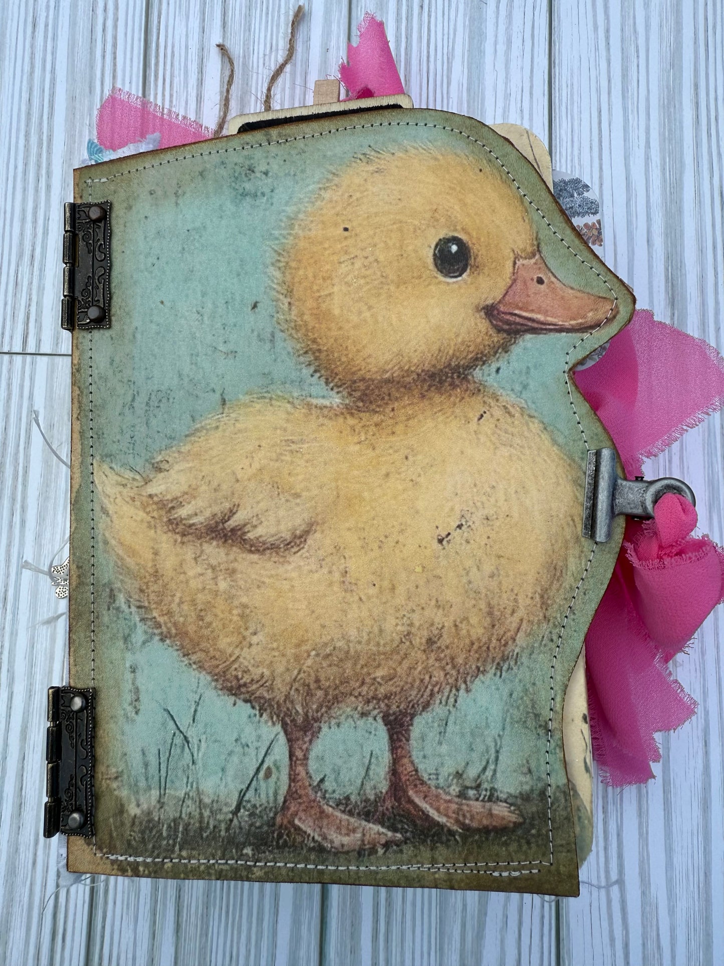 Spring Ducks and daisy journal