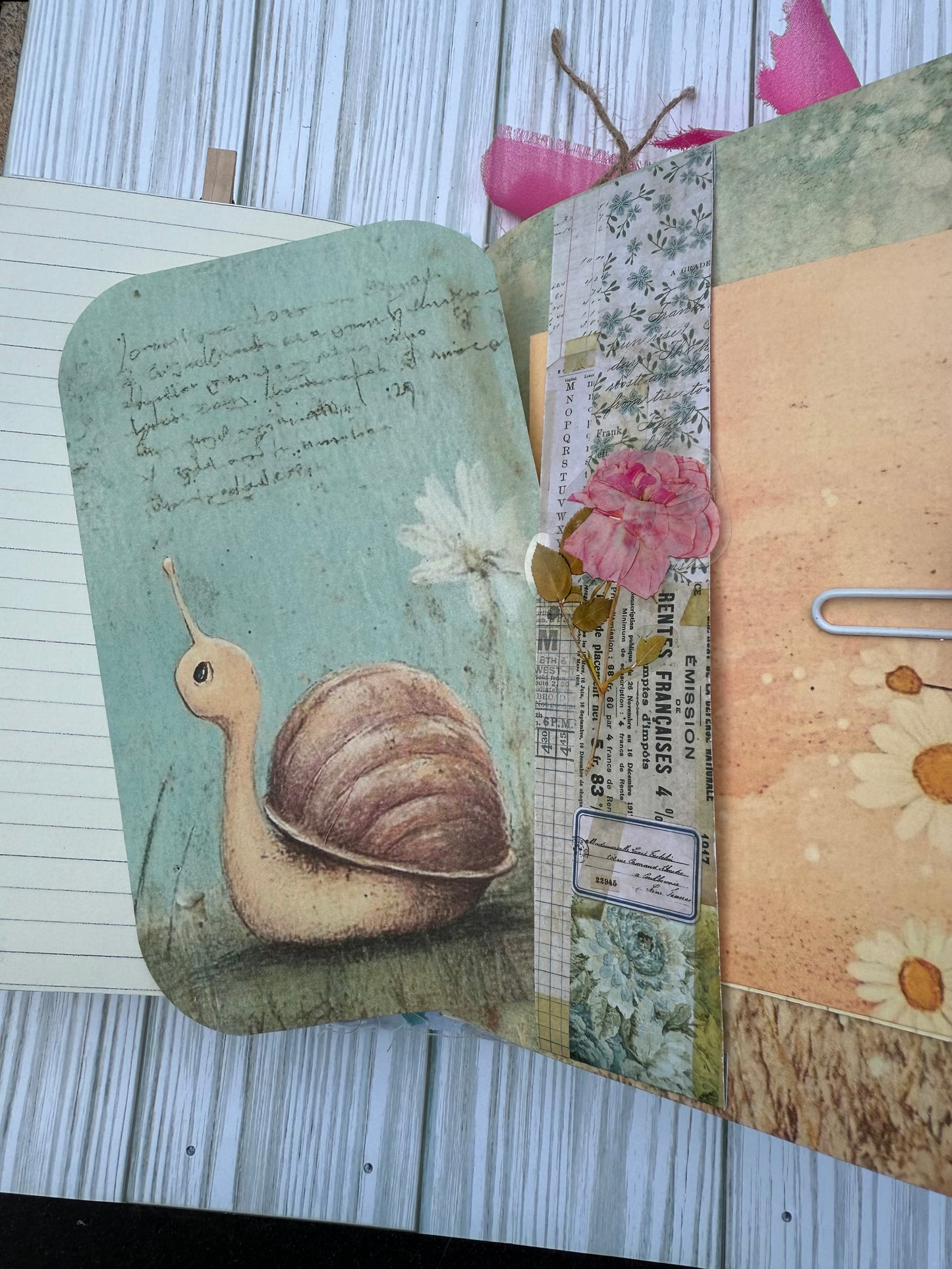 Spring Ducks and daisy journal