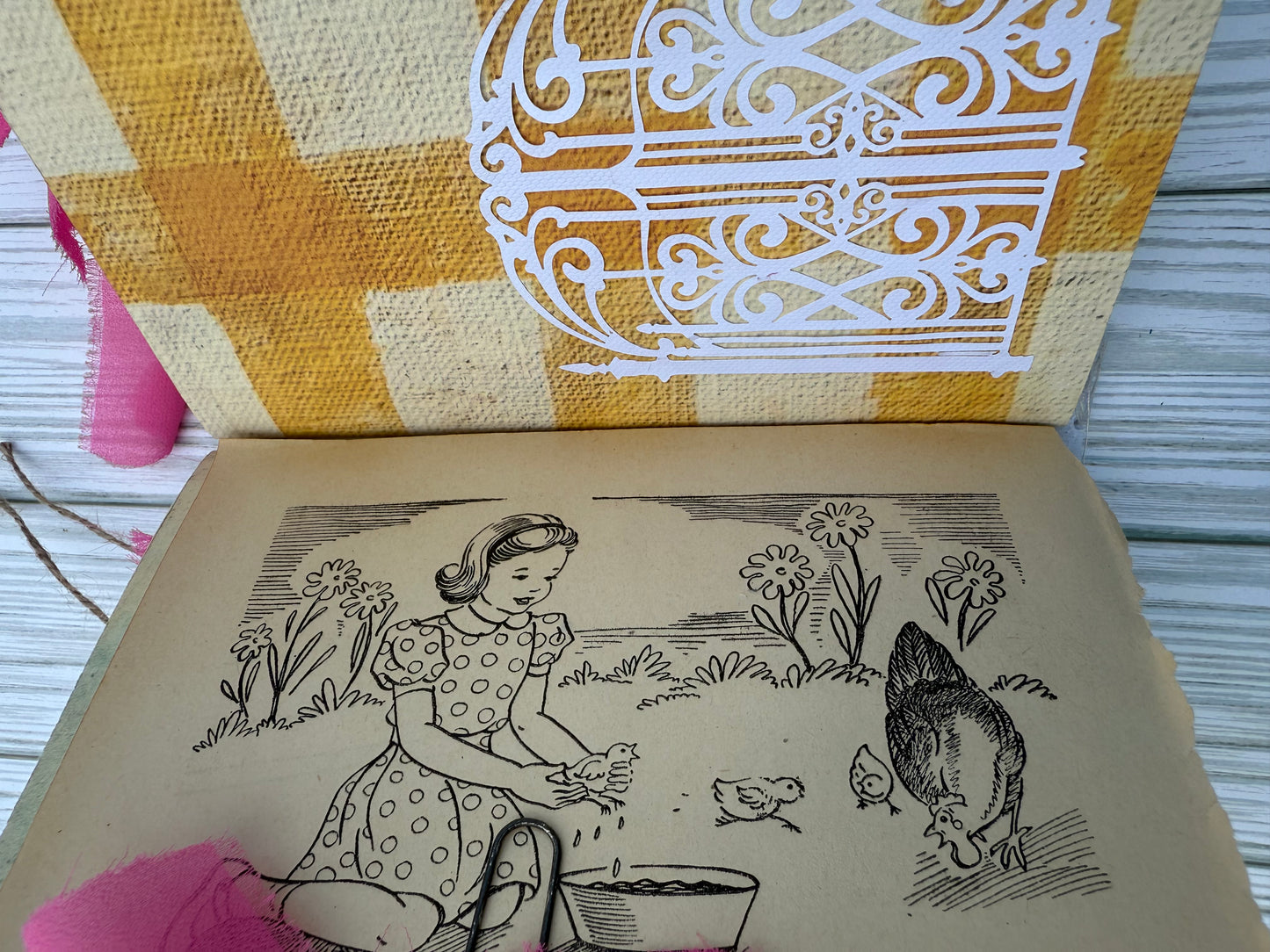 Spring Ducks and daisy journal