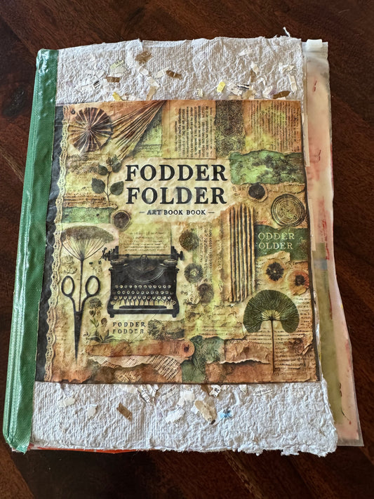 Handmade Fodder Folder (Storage Book for Collage Pieces)
