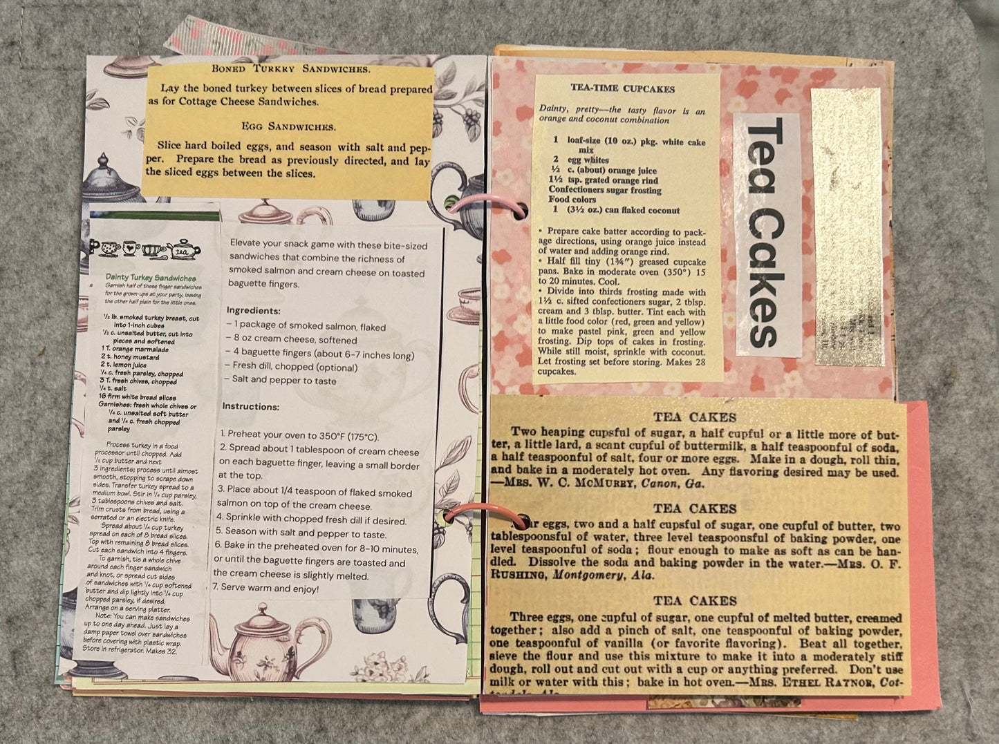 Tea Party Planning and Journal