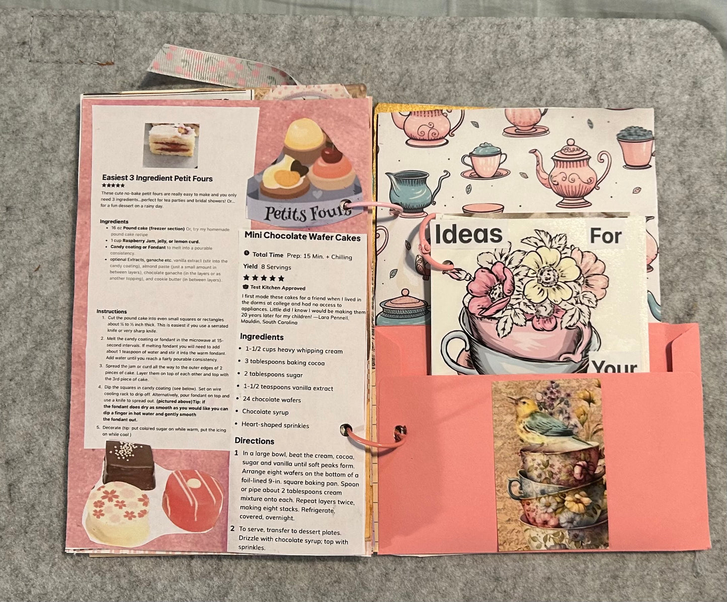 Tea Party Planning and Journal