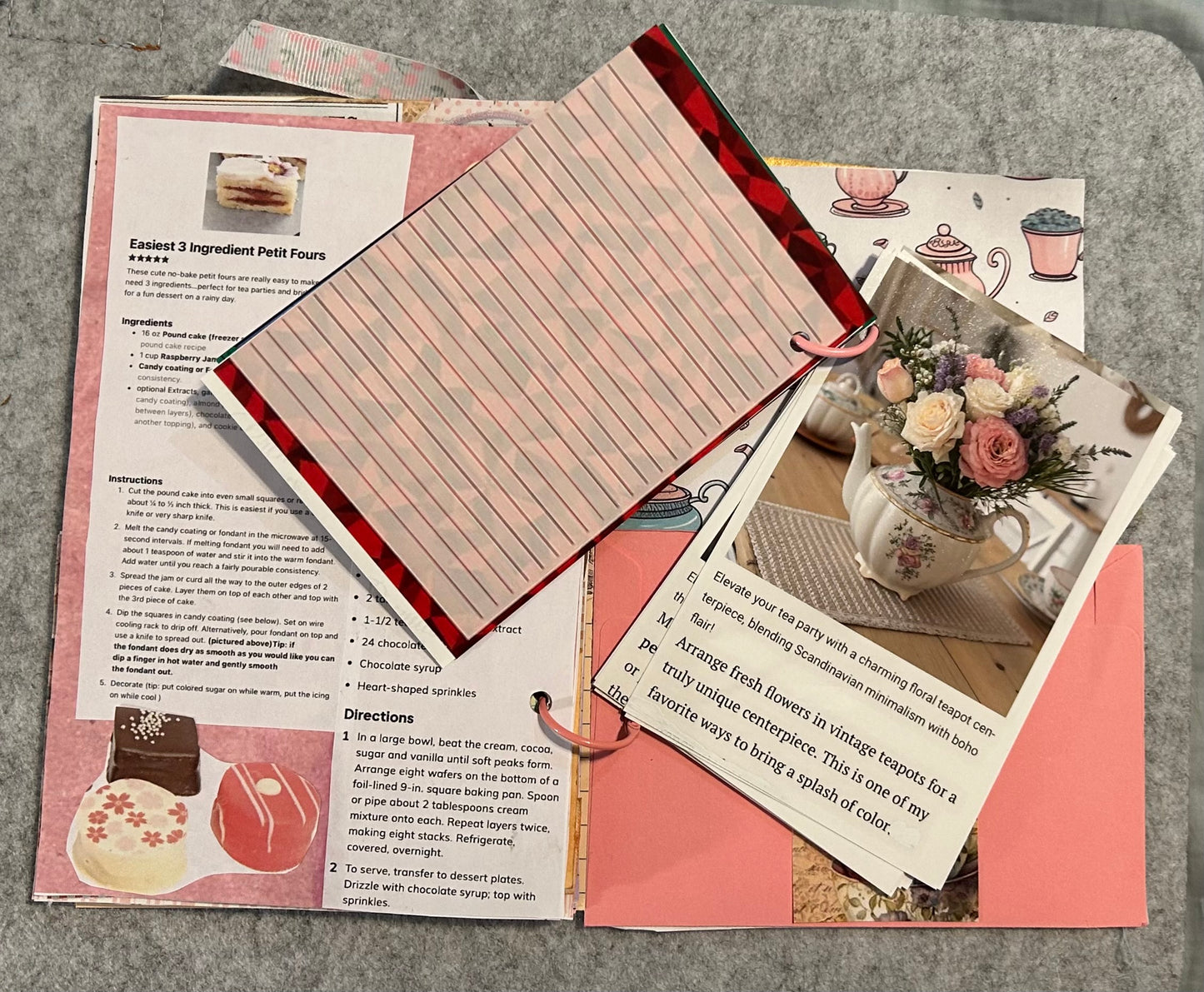 Tea Party Planning and Journal