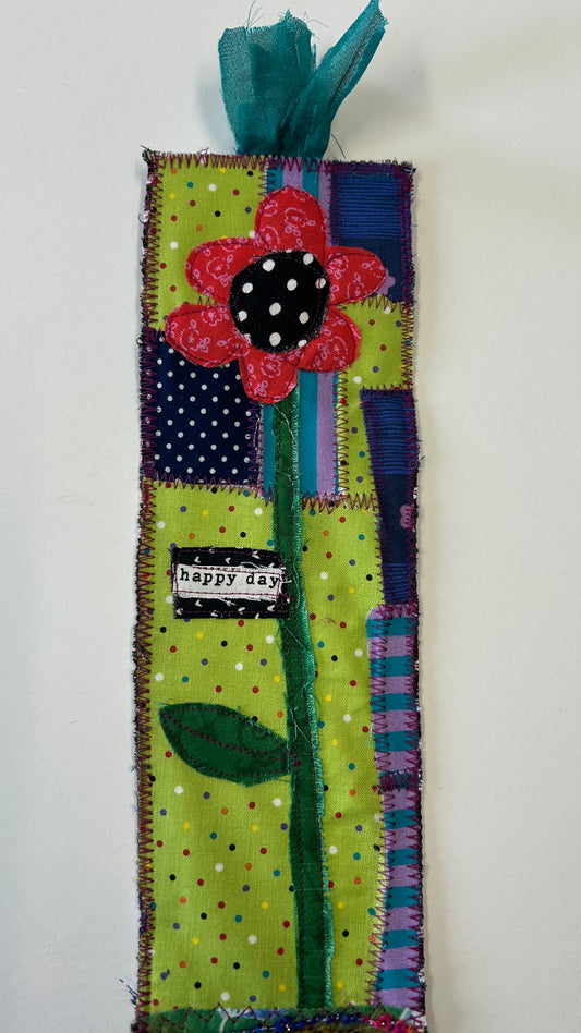 Poppy bookmark- happy day
