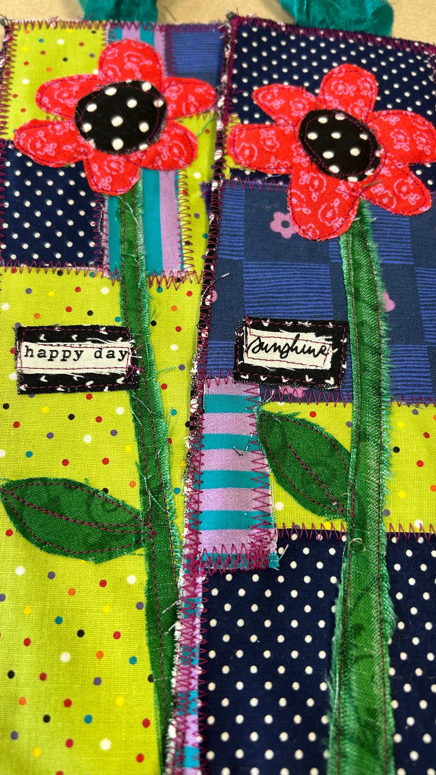 Poppy bookmark- happy day