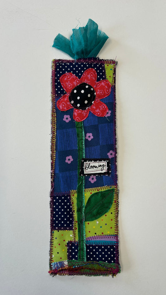Poppy bookmark- blooming