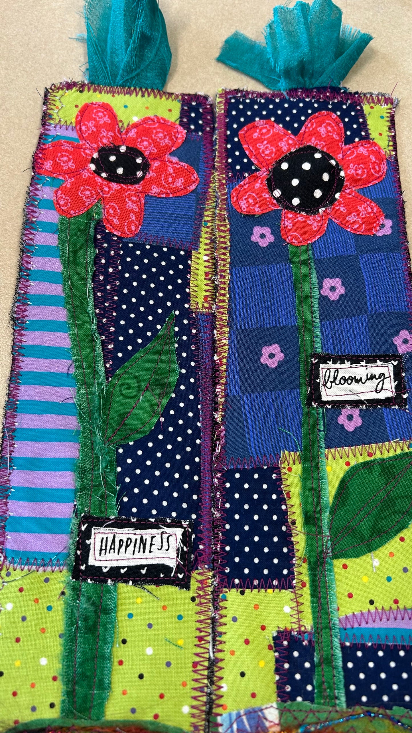 Poppy bookmark- blooming
