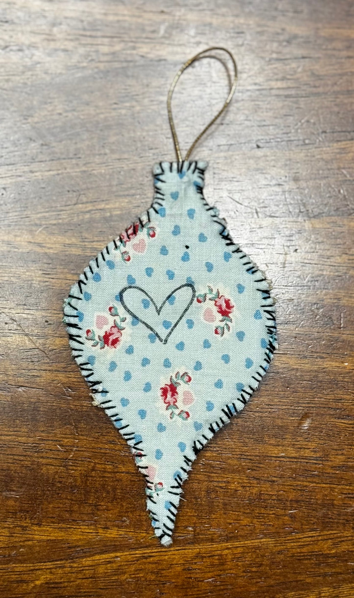 Slow Stitched Ornament (O1)