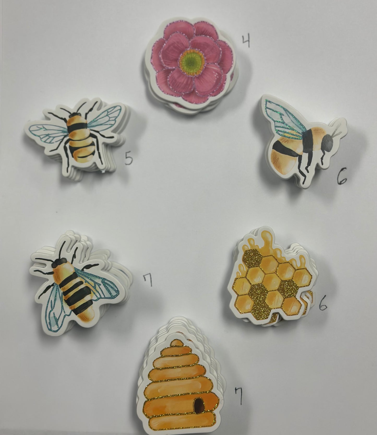 Bee Themed Foam Stickers
