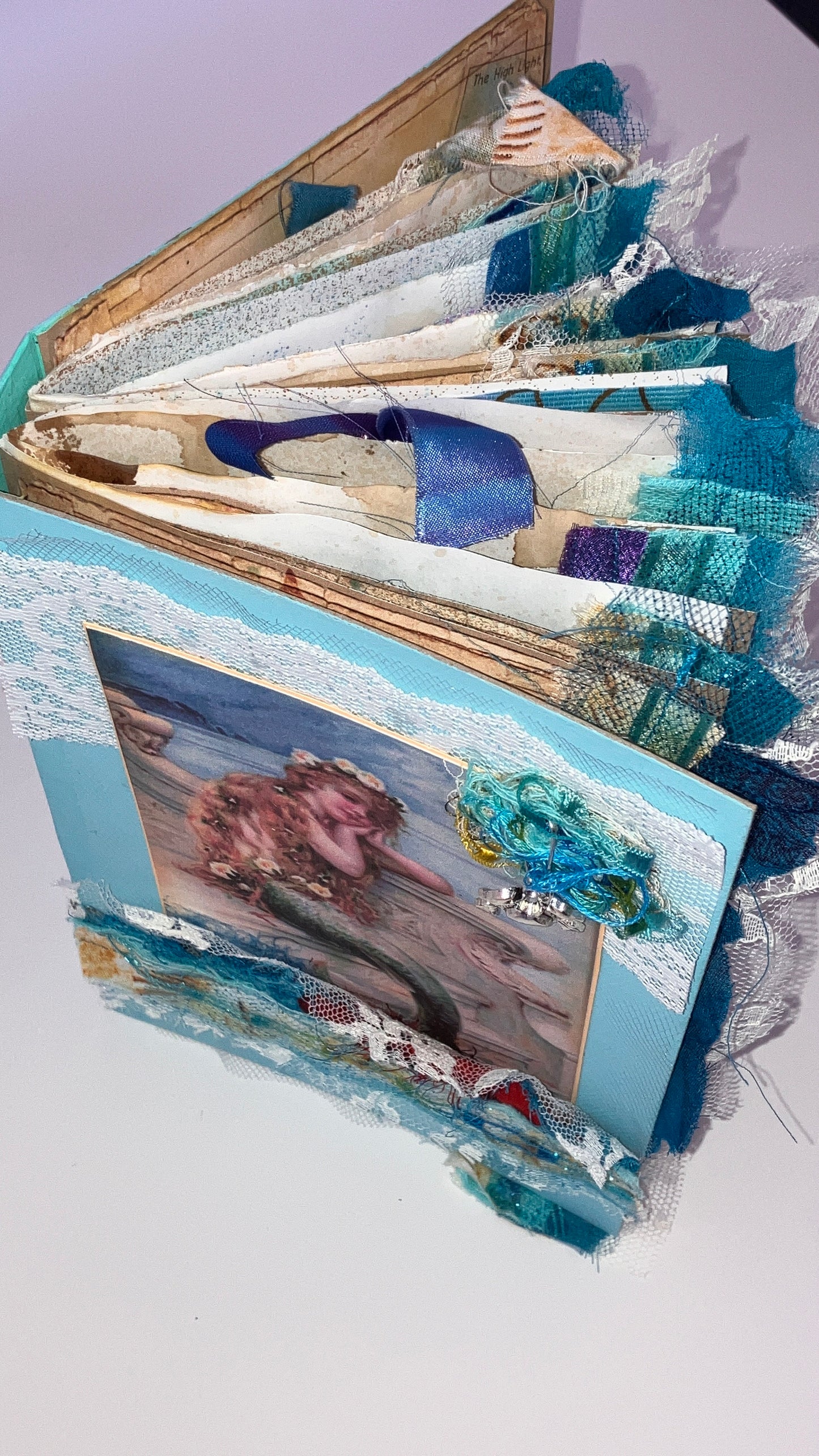 Ocean themed junk journal