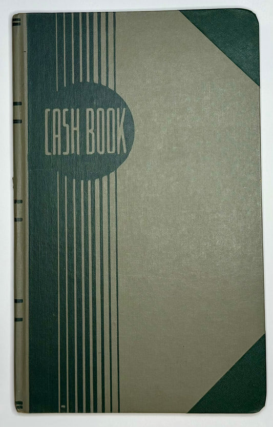 1964 Cash Book With Handwritten Household Accounts Entries