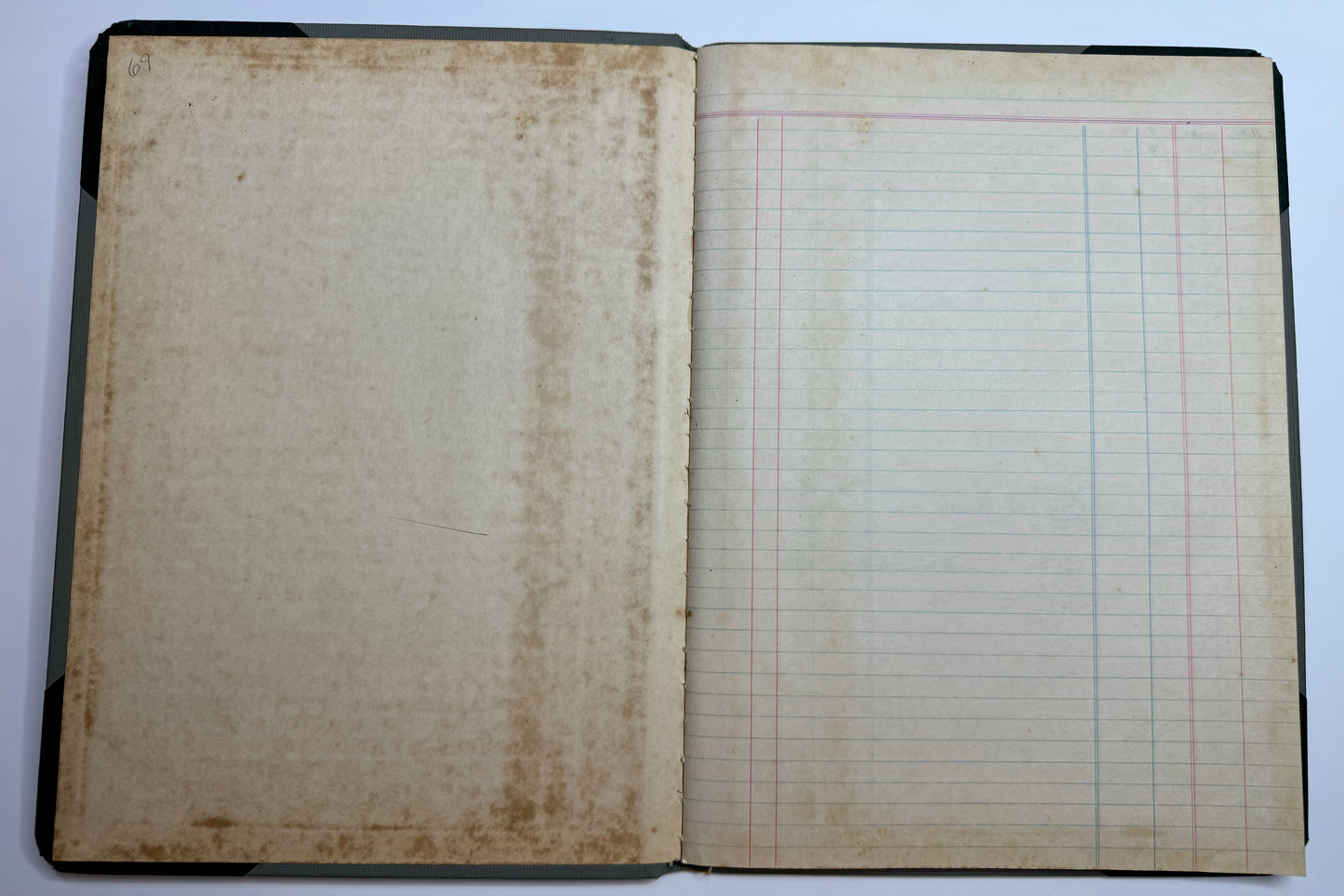 1964 Cash Book With Handwritten Household Accounts Entries