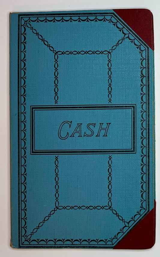 1961 Cash Book With Handwritten Household Accounts