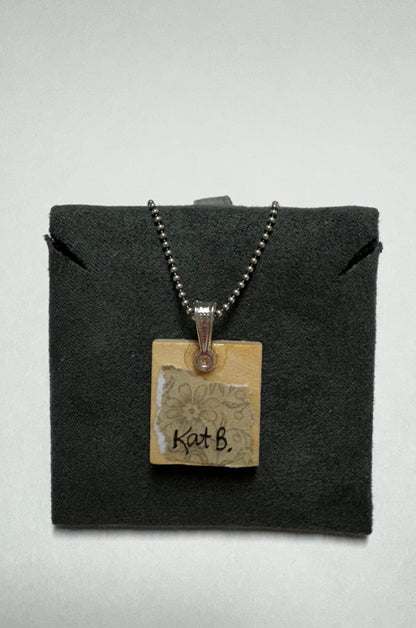 Scrabble Tile Pendant (P1)