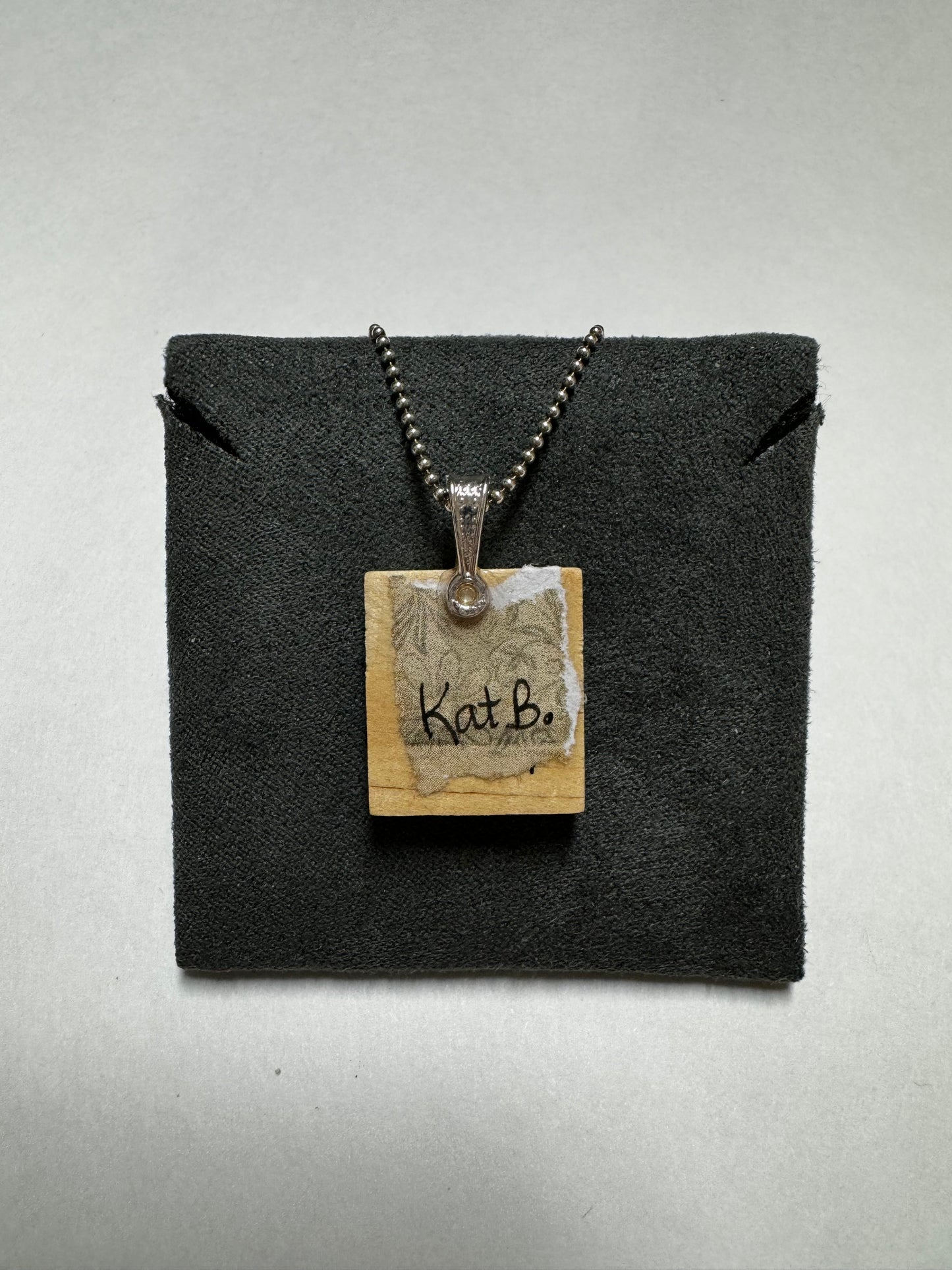 Scrabble Tile Pendant (P2)