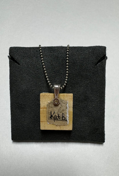 Scrabble Tile Pendant (P3)