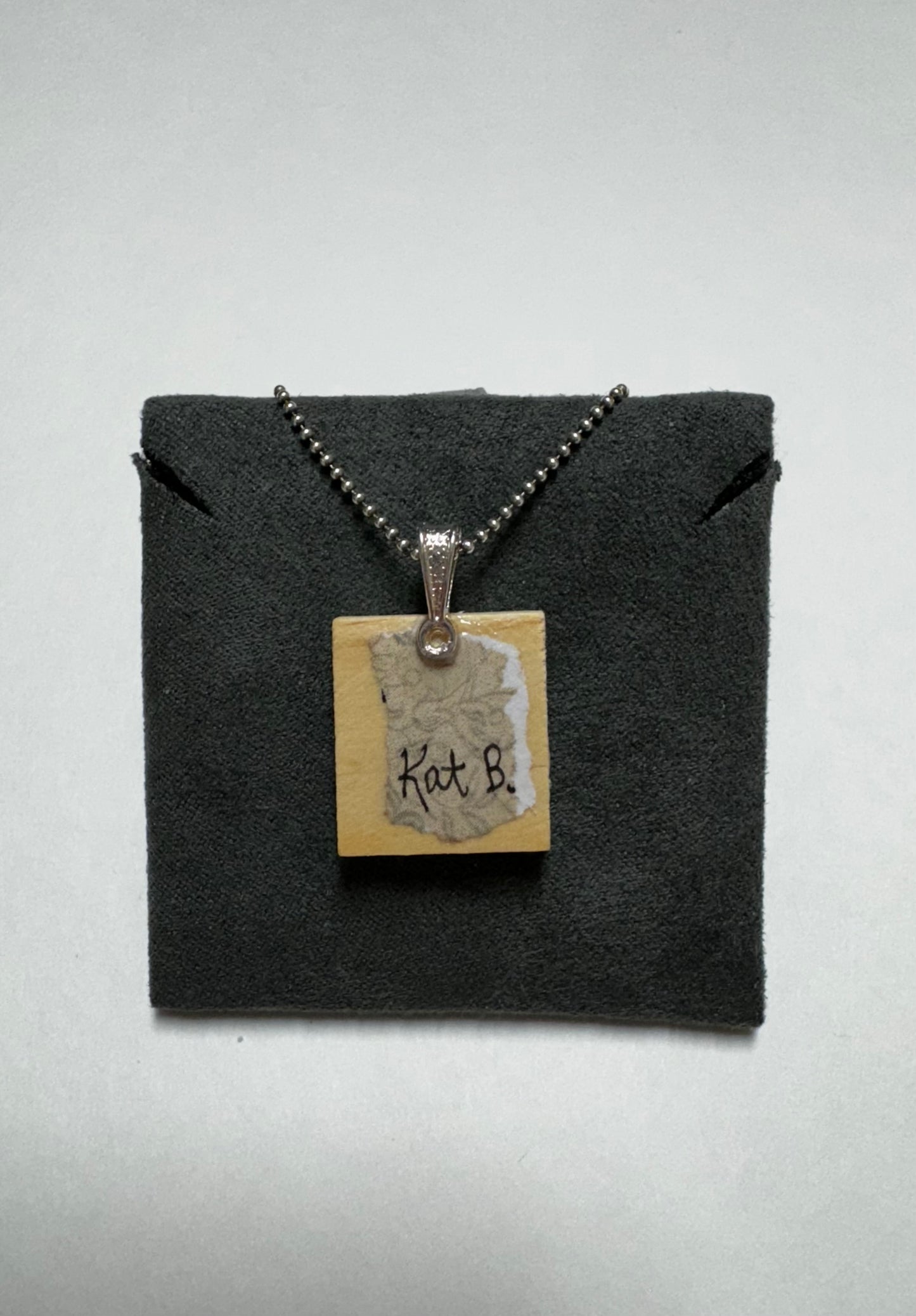 Scrabble Tile Pendant (P4)