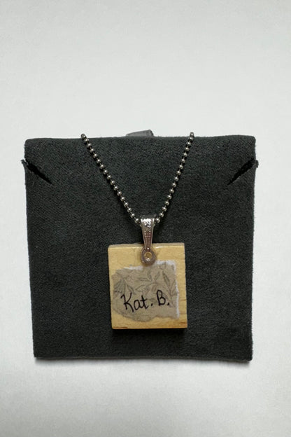 Scrabble Tile Pendant (P5)