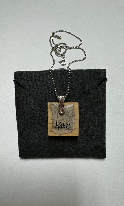 Scrabble Tile Pendant (P9)