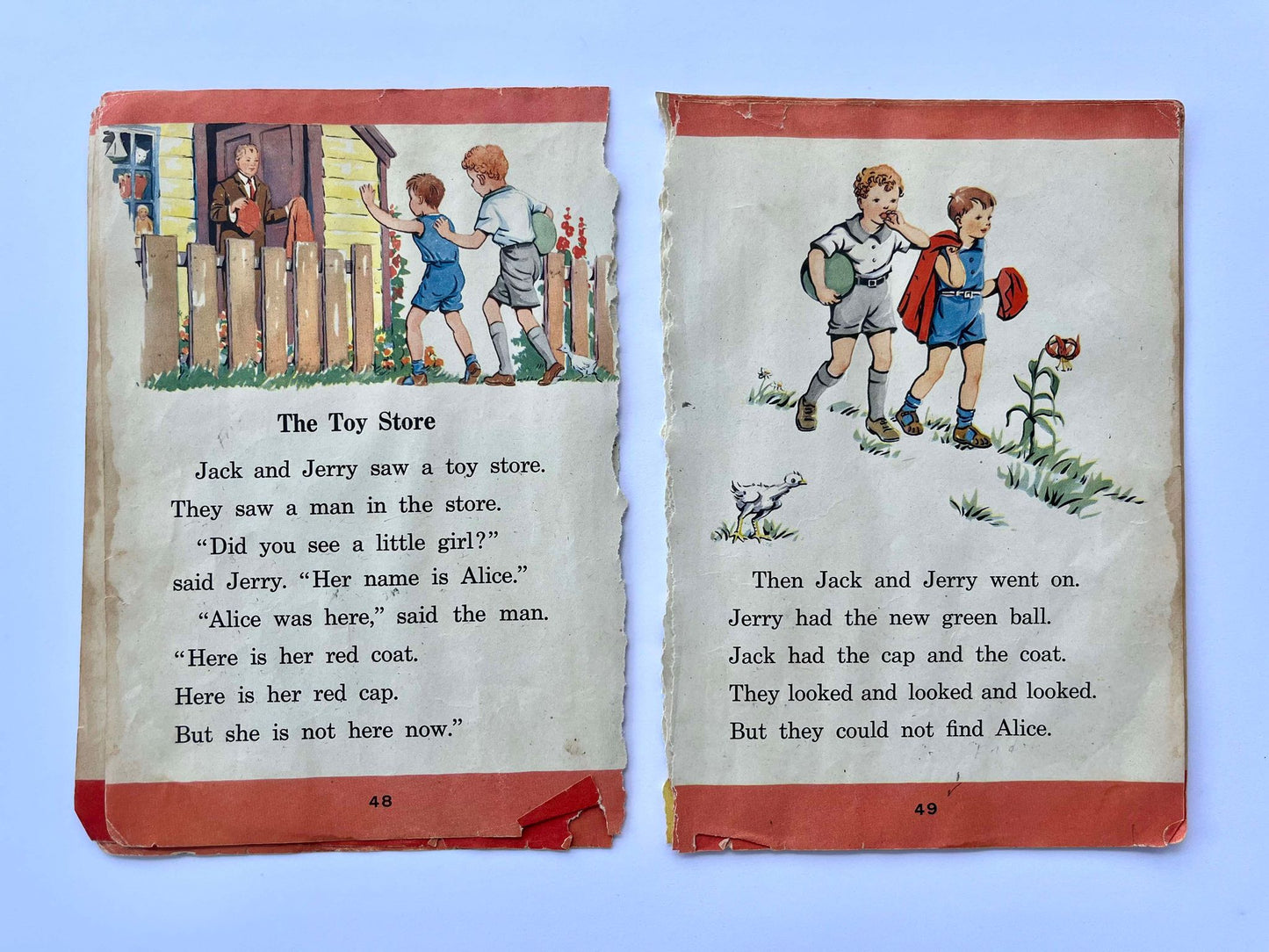 Vintage Book Pages