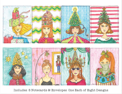 Christmas Caroles Notecards