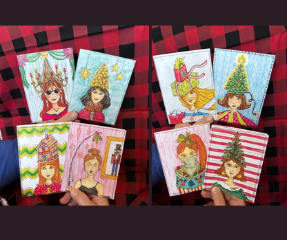 Christmas Caroles Notecards