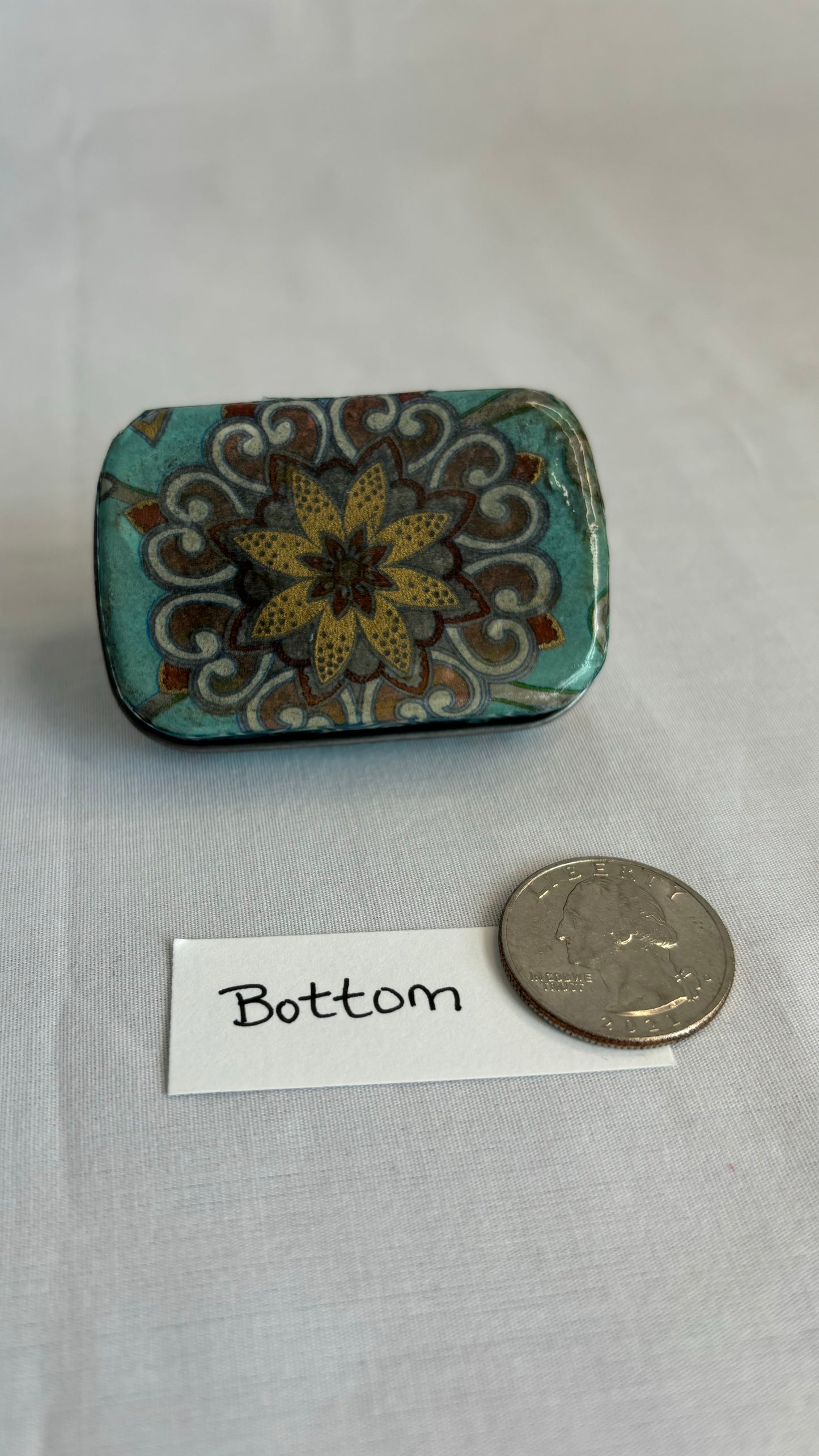 Mini Altoid Tin Blue (D)