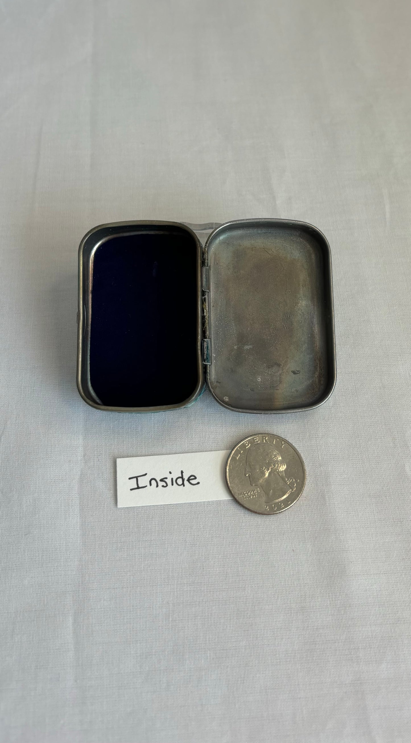 Mini Altoid Tin Blue (D)