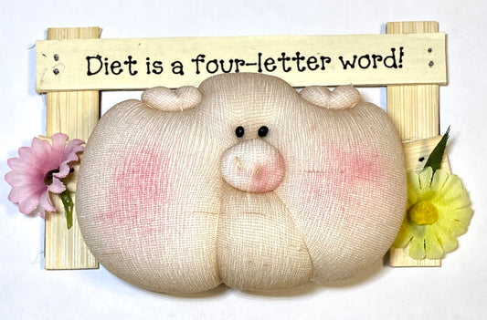 Diet Piggy Fridge Magnets